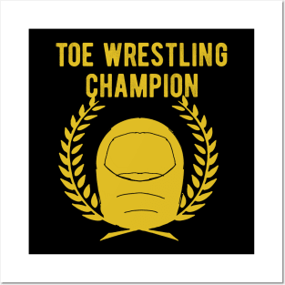 Toe Wrestling Champion Posters and Art